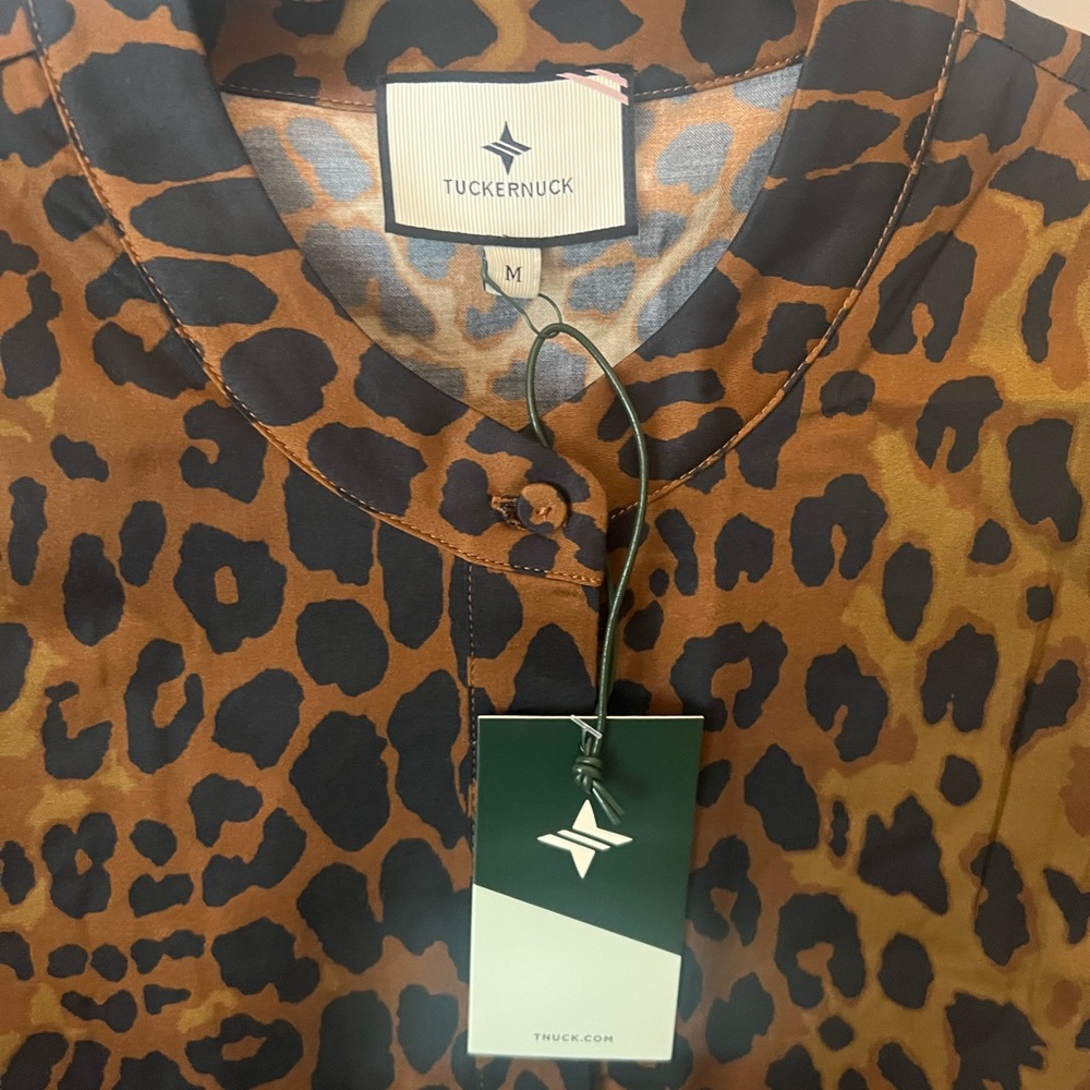 Tuckernuck Women’s Brown Leopard Print Shirt
